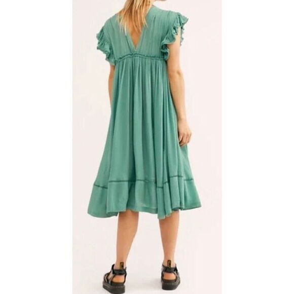 Free People Will Wait for You Embroidered Dress size xs - Picture 9 of 10